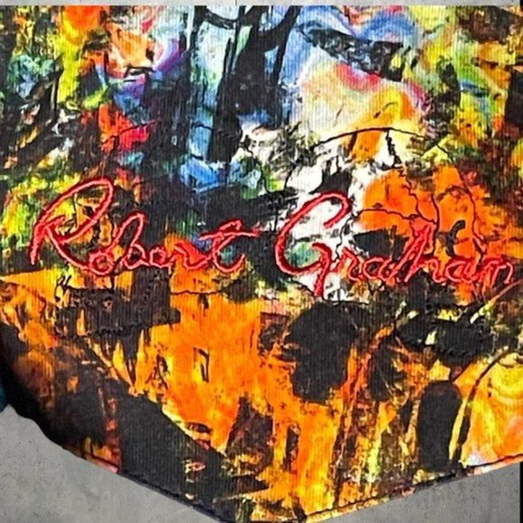 Robert Graham Skull Polo Shirt Men's S Classic Fit Designer Golf‎ Blue MSRP $98 - Picture 5 of 8